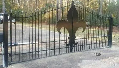 Fleur-de-Lis Iron Gate